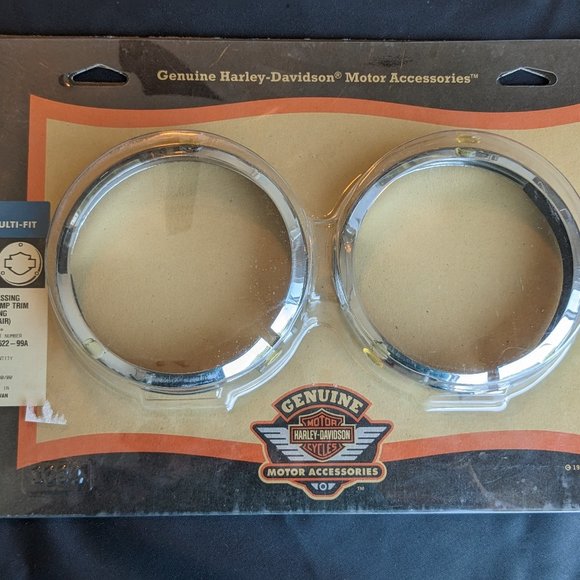 HarleyDavidson Other New Harleydavidson Chrome Passing Lamp Trim